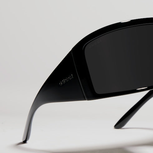 Mask frame sunglasses - black