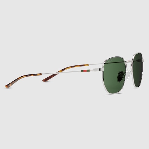 Round frame sunglasses - silver