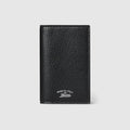 Lira card case - black leather