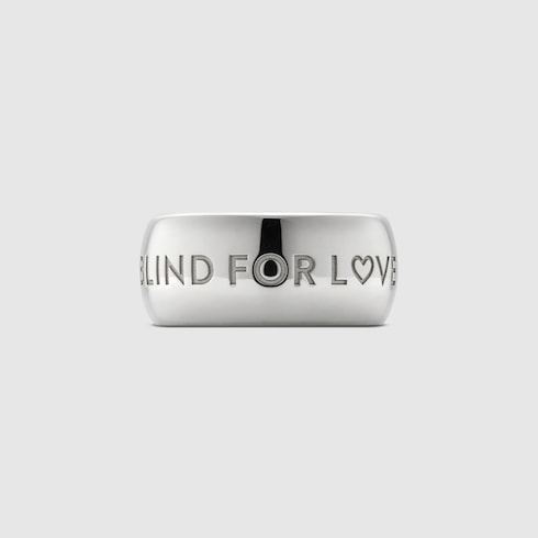 Blind for Love wide ring - 925 sterling silver