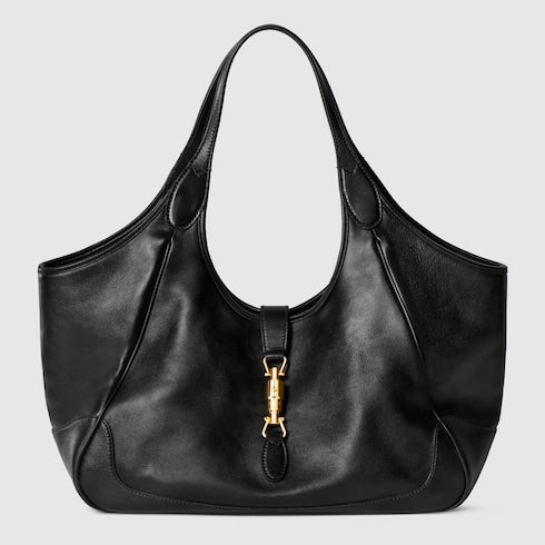 Mercato medium tote bag - black leather