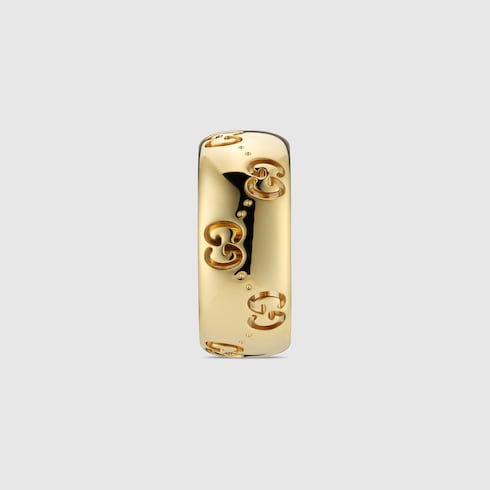 Icon 18k GG wide ring - 18k yellow gold