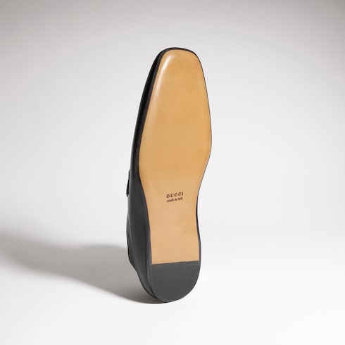 Men's loafer with Horsebit - black leather