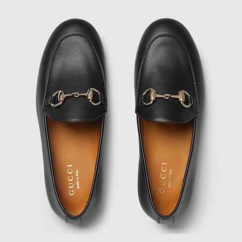 Children's loafer with Horsebit - black leather