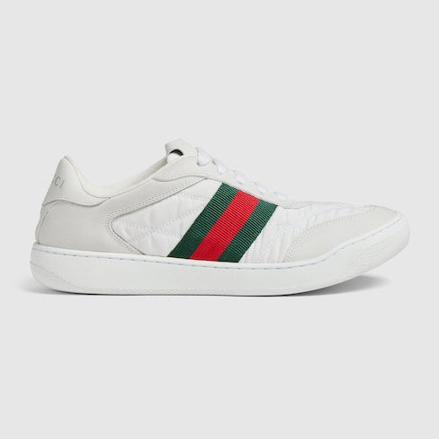 Women's Screener sneaker - white padded nylon