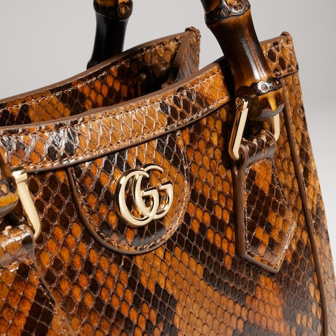 small tote bag - Gucci Diana python