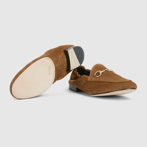 Women's Jordaan loafer - brown GG suede