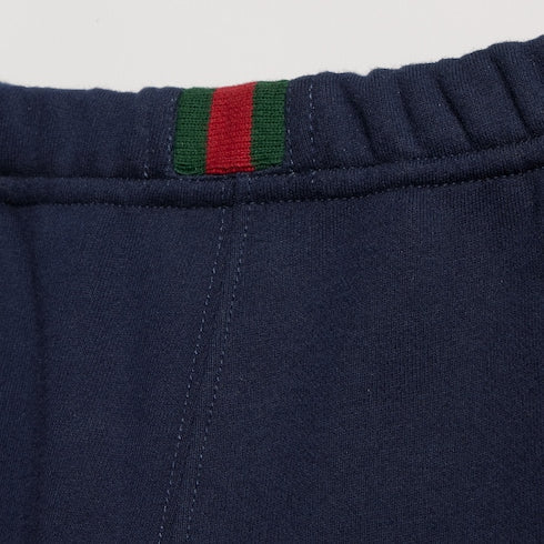 Children's cotton pants - dark blue