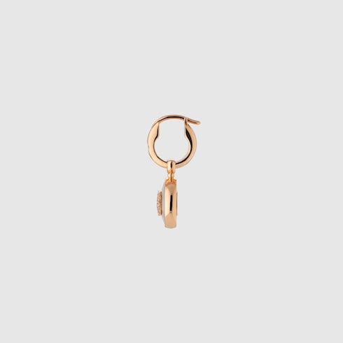 Gucci Interlocking diamond 18k earrings - 18k rose gold