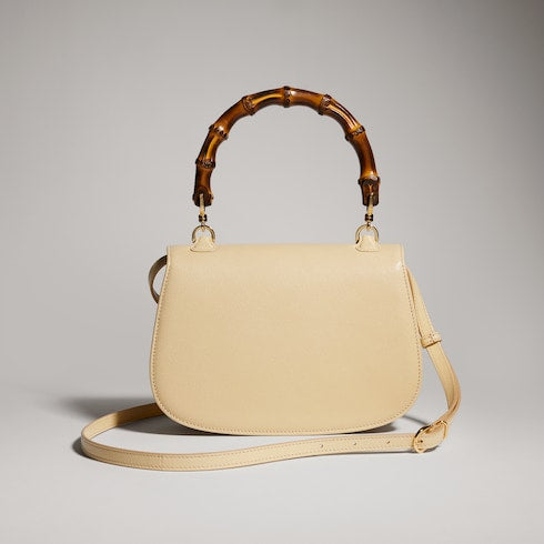 Gucci Bamboo 1947 small bag - light yellow leather