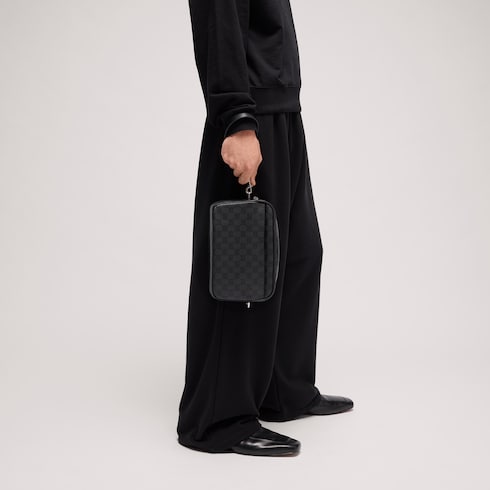 Gucci Essence Classic small crossbody bag - black GG canvas
