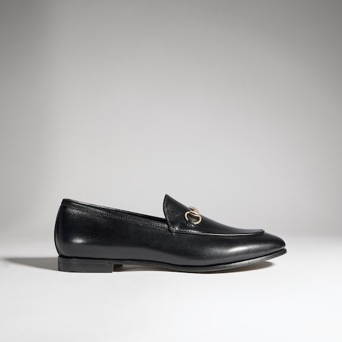 Women's Gucci Jordaan loafer - black leather