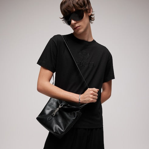 Mini bag - black leather