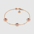 Gucci Interlocking 18k chain bracelet - 18k rose gold