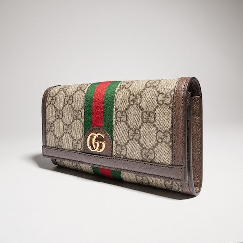 Ophidia wallet on chain - beige and dark brown Supreme