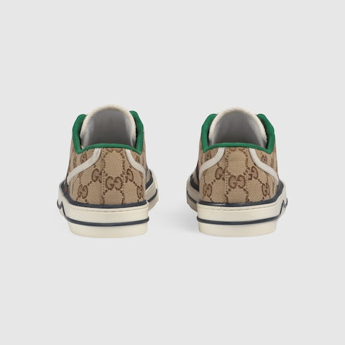 Women's Gucci Tennis 1977 sneaker - beige/ebony original GG canvas