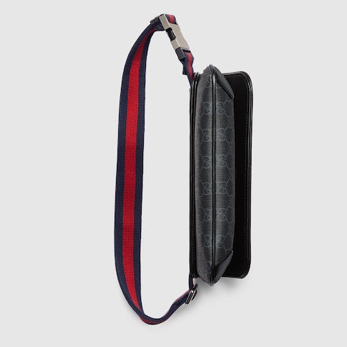 GG Black small belt bag - black GG Supreme