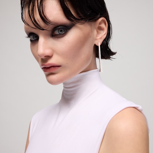 Chiodo long earrings - 925 sterling silver
