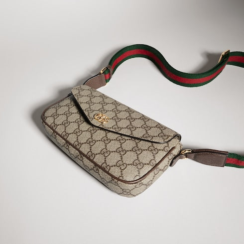 Ophidia pochette - beige and ebony Supreme