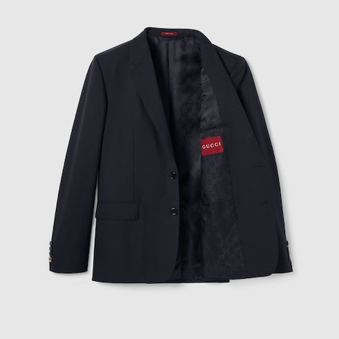 Wool suit - dark blue