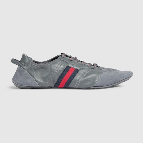 Men's Flex sneaker - grey suede and leather