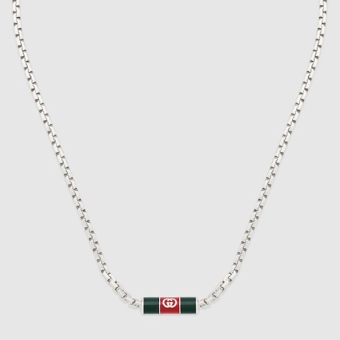Necklace with Web detail - 925 sterling silver