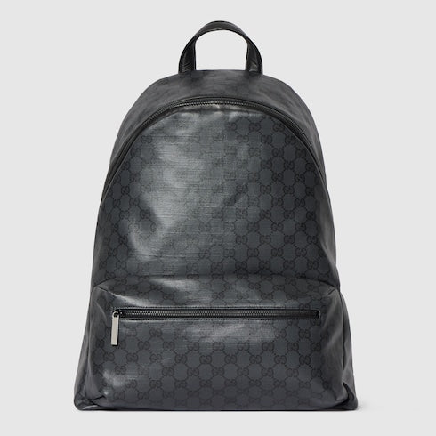 Gucci Essence Classic medium backpack - black GG canvas