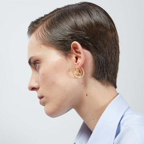 Gucci Blondie hoop earrings - gold-toned metal