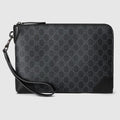 GG Emblem small business case - black fabric