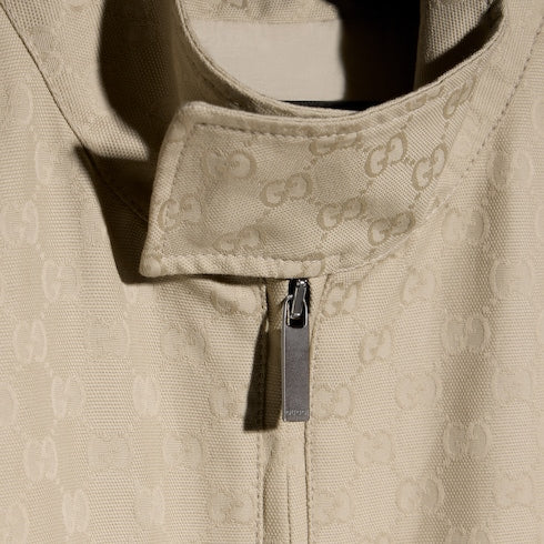 GG cotton canvas jacket - light beige