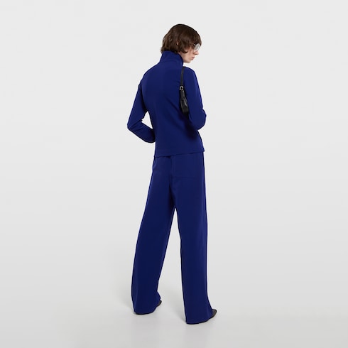 Stretch nylon sportswear pants - bright blue