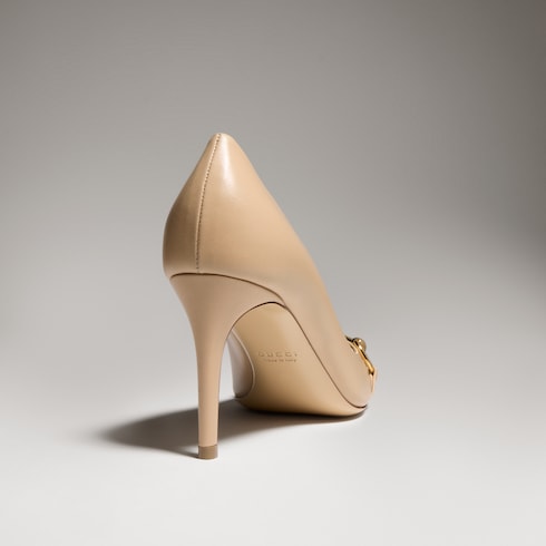 Women's Donna pump - beige leather