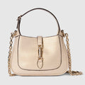 Gucci Jackie 1961 mini lizard bag - metallic beige