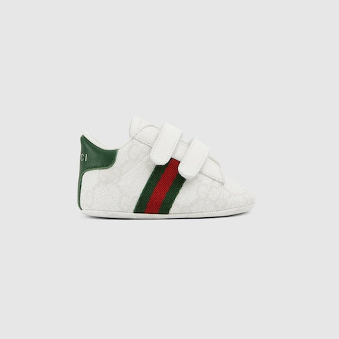Baby Ace sneaker - white GG Supreme canvas