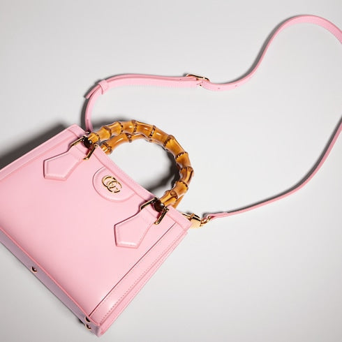 Gucci Diana small tote bag - light pink leather