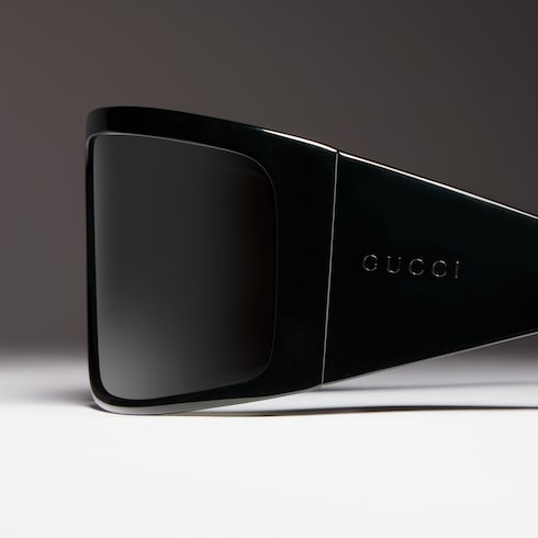 Mask frame sunglasses - black