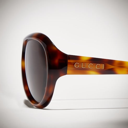 Pilot frame sunglasses - brown