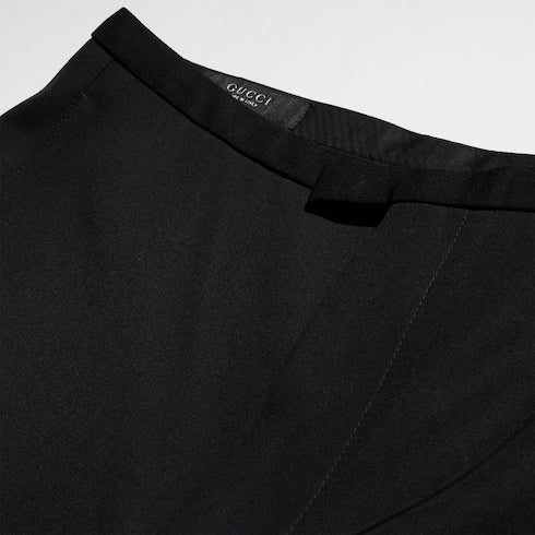 Light wool pants - black