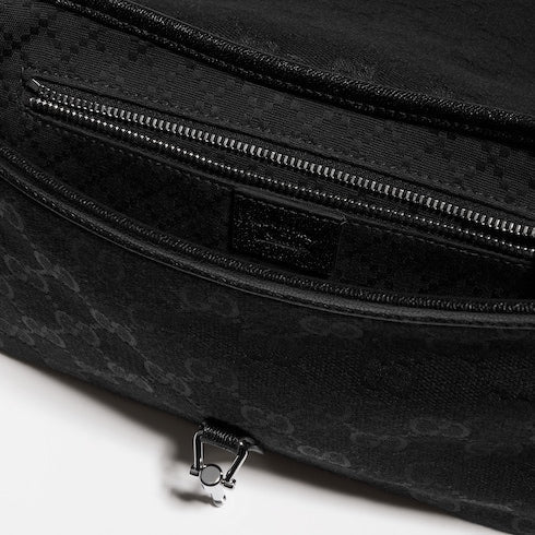 Gucci Aperitivo medium shoulder bag - black GG canvas