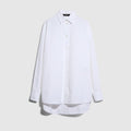GG cotton poplin damier shirt - white