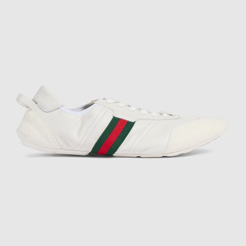 Women's Flex sneaker - white suede and leather
