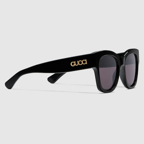 Butterfly frame sunglasses - black