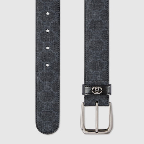 Belt with Interlocking G detail - black Supreme