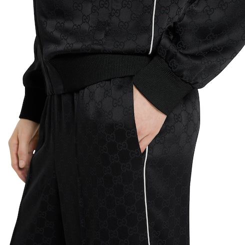 GG jacquard pant - black