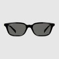 Rectangular-frame sunglasses - black