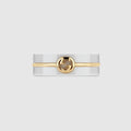 Gucci Interlocking zirconia ring - white zirconia