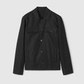 GG cotton canvas jacket - black