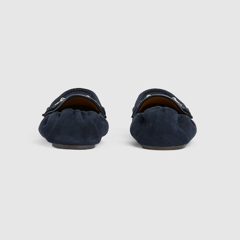Men's Horsebit 1953 loafer - dark blue suede