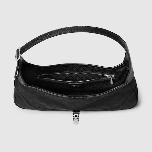 Jackie Slim medium shoulder bag - black GG canvas