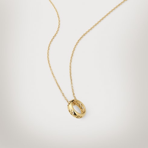 Icon 18k GG chain necklace - 18k yellow gold